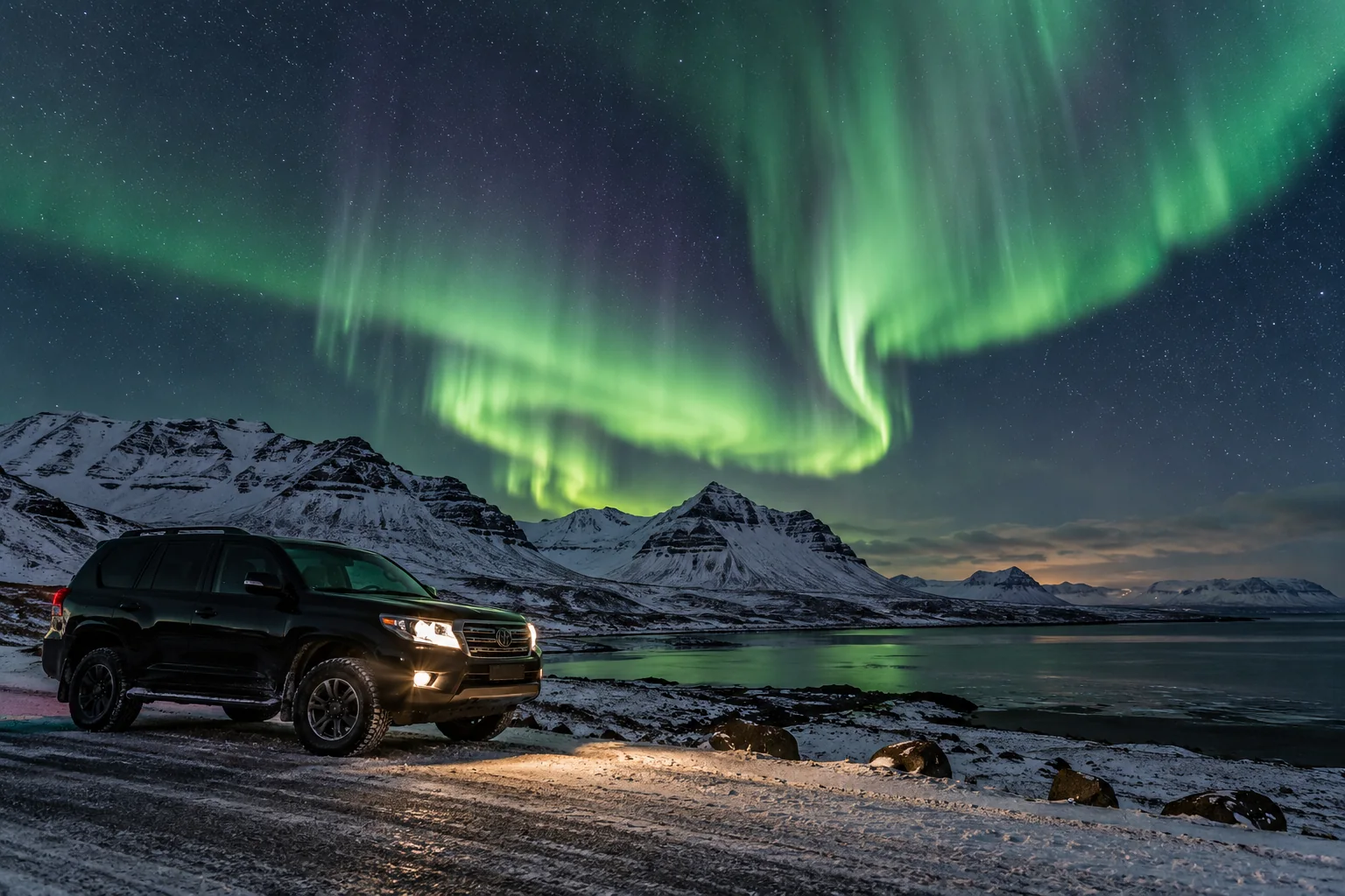 Northern Lights 4×4 Chase — Iceland tour landscape